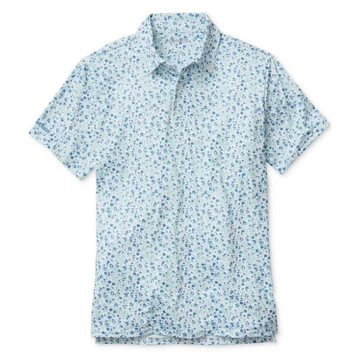 Translation missing: en.BonobosMen's Short Sleeve Abstract Print Performance Polo Shirt Blue Multi-XL