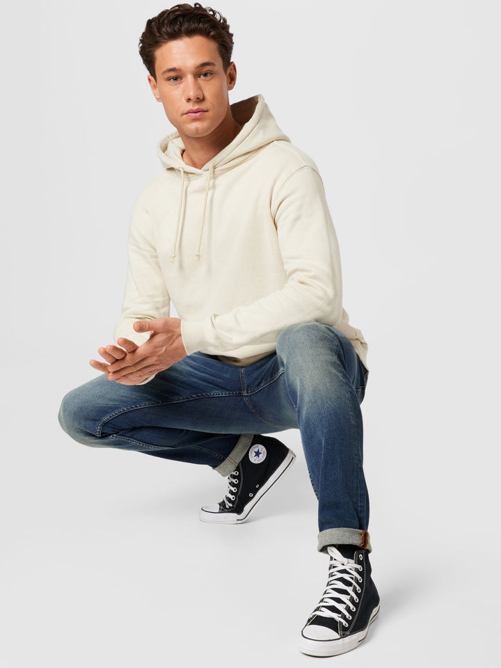 Translation missing: en.Cotton On Men Essential Fleece Pullover Hoodie in Ecru-Medium