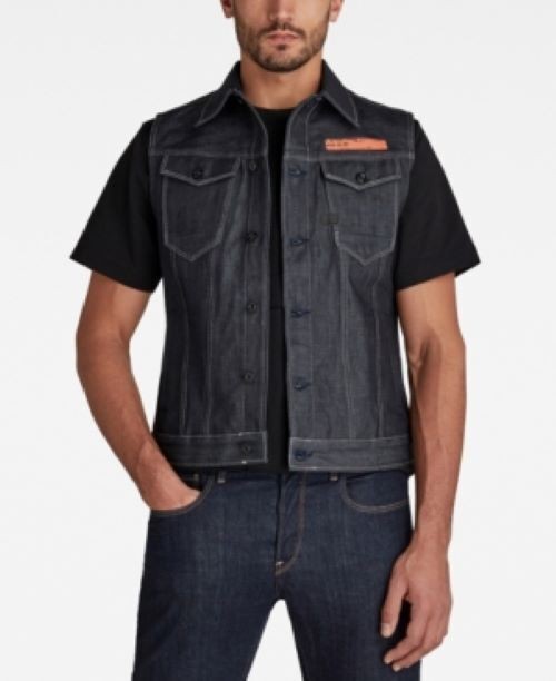 Translation missing: en.G-Star Raw Men's Slim Fit  Arc Artwork Jacket in Raw Denim-Size XL