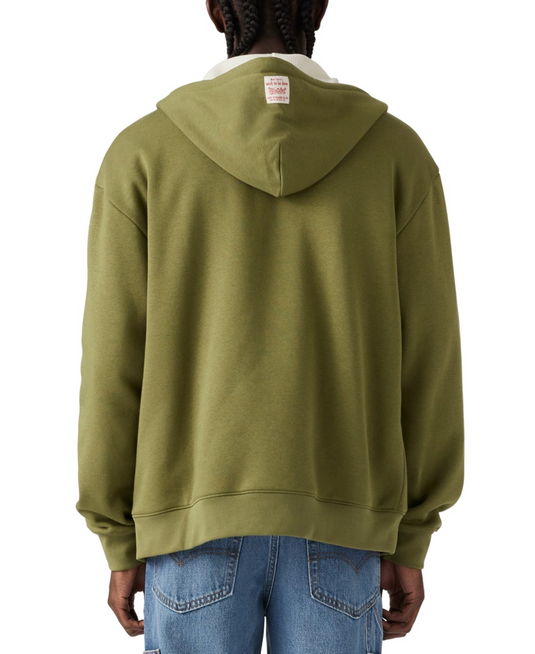 Translation missing: en.Levi' Men's Relaxed Fit Workwear Full-Zip Hoodie - Capulet Olive Green-Small