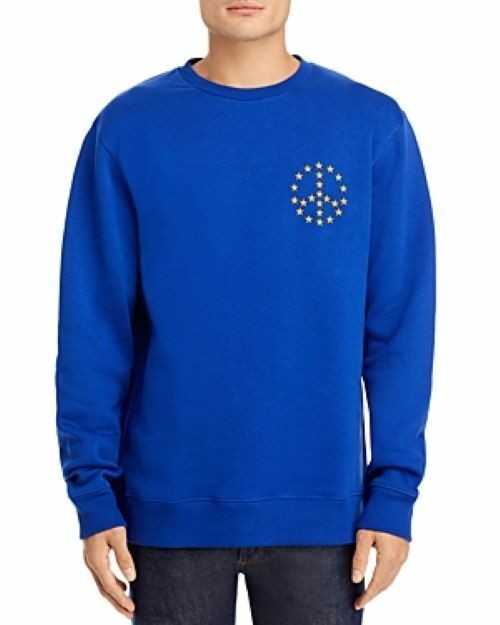 Translation missing: en.Etudes Men's 100% Organic Cotton Story Peace Blue Sweatshirt-Size XL
