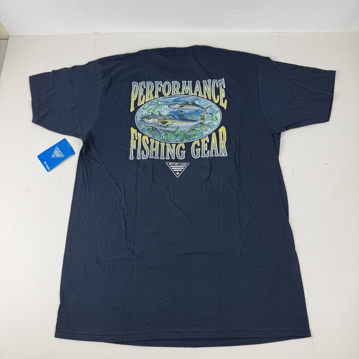 Translation missing: en.Columbia Men's Yellowtail Graphic T-Shirt All Cotton Columbia Navy-XL