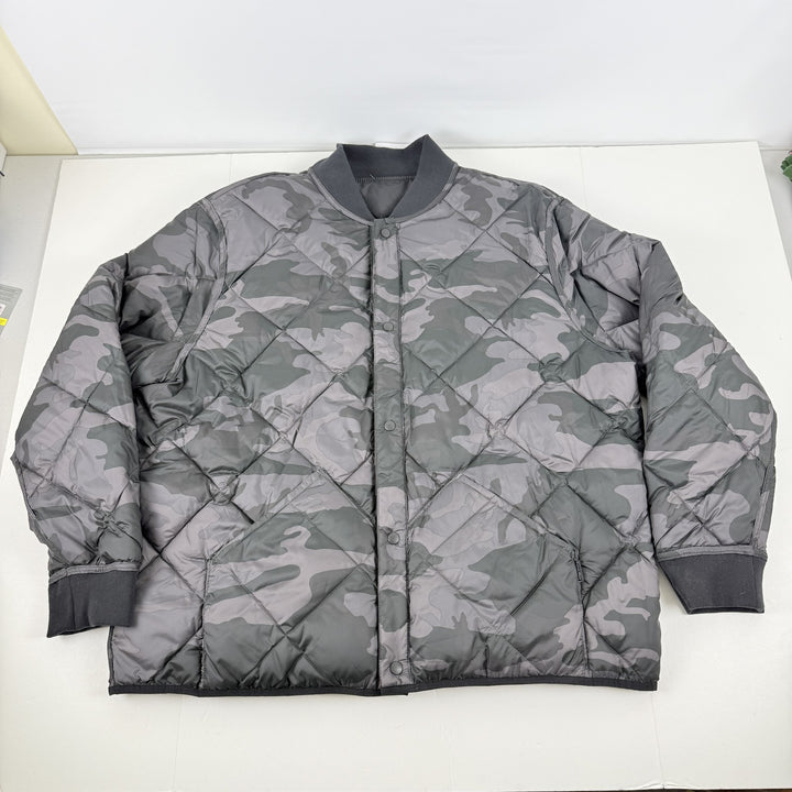 Translation missing: en.Calvin Klein Men's Quilted Jacket Size 2XL Black/Camo Reversible Windbreaker