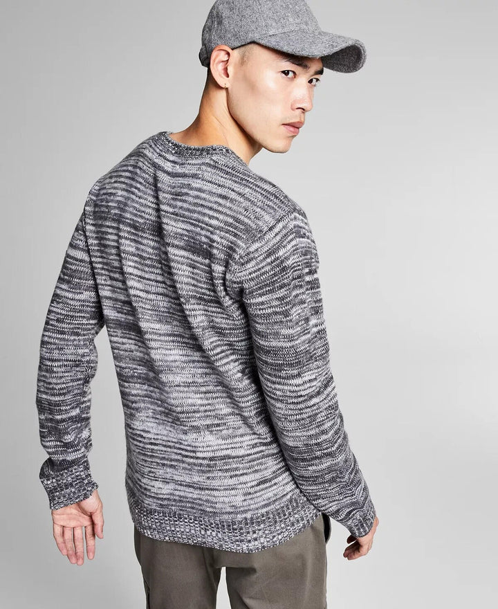 Translation missing: en.And Now This Men's Regular-Fit Marled Brushed Sweater Grey Heather-2XL