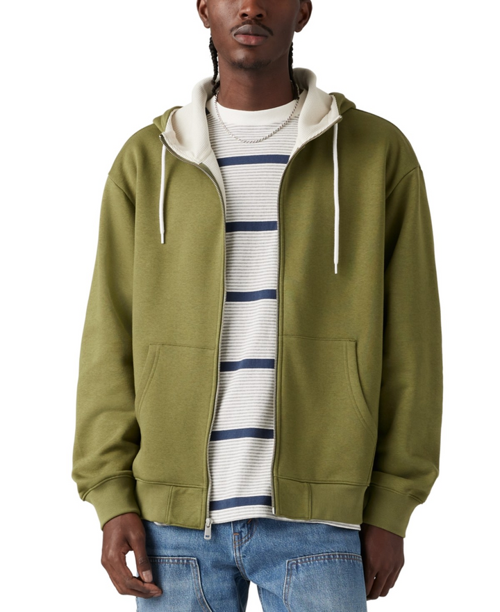 Translation missing: en.Levi' Men's Relaxed Fit Workwear Full-Zip Hoodie - Capulet Olive Green-Small