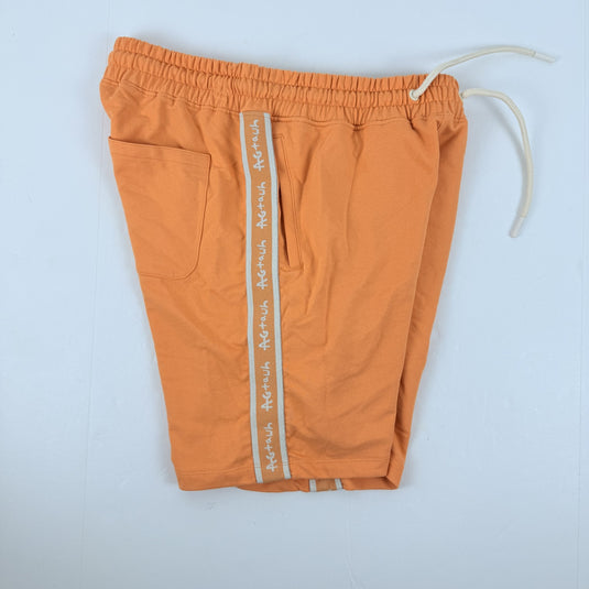 Translation missing: en.All Good Things Are Welcome Here French Terry Cotton Sweat Shorts Melon-XL