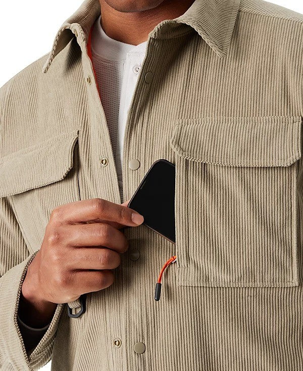Translation missing: en.Bass Outdoor Shirt Jacket Men's 2XL Overland Trek Green Relaxed Fit Corduroy
