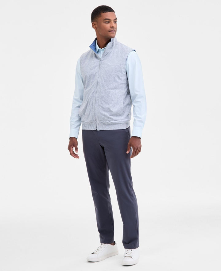 Translation missing: en.Alfani Men's Reversible Zip-Front Vest, Casual Gray Blue-Size 2XL