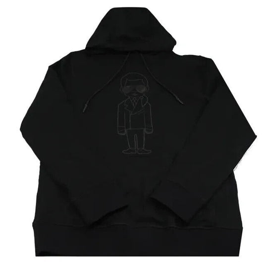 Translation missing: en.Karl Lagerfeld Paris Men's Karl With Sunglasses Hoodie in Black-Medium