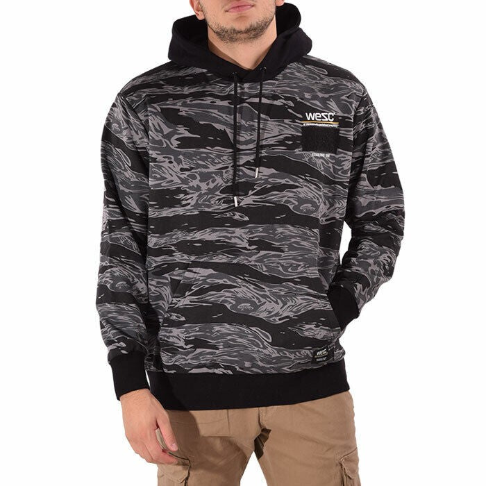 Translation missing: en.WESC Mike Camo Hoodie Black-Size Medium