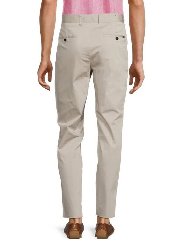 Translation missing: en.BOSS Men's Perin W-222 Relaxed Fit Solid Chino Pants in Lt Beige-36R Unhemmed