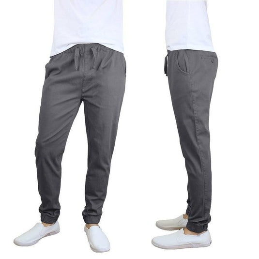 Translation missing: en.Galaxy Men's 4-Way Stretch Twill Jogger MCJP-450 Gray-2XL