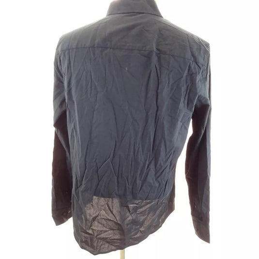 Translation missing: en.Alfani Men's Stretch Modern Solid Shirt Deep Black - Large