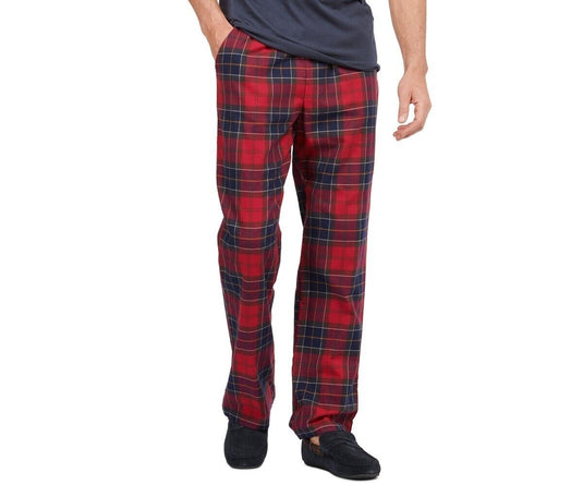 Translation missing: en.Barbour Men's Glenn Tartan Lounge Pants in Red Tartan-2XL