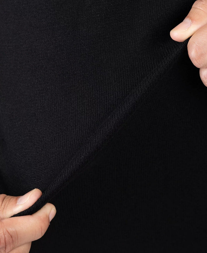 Translation missing: en.X-Ray Men's Basic V-Neck Pullover Nylon Blend Midweight Sweater - Black-Medium
