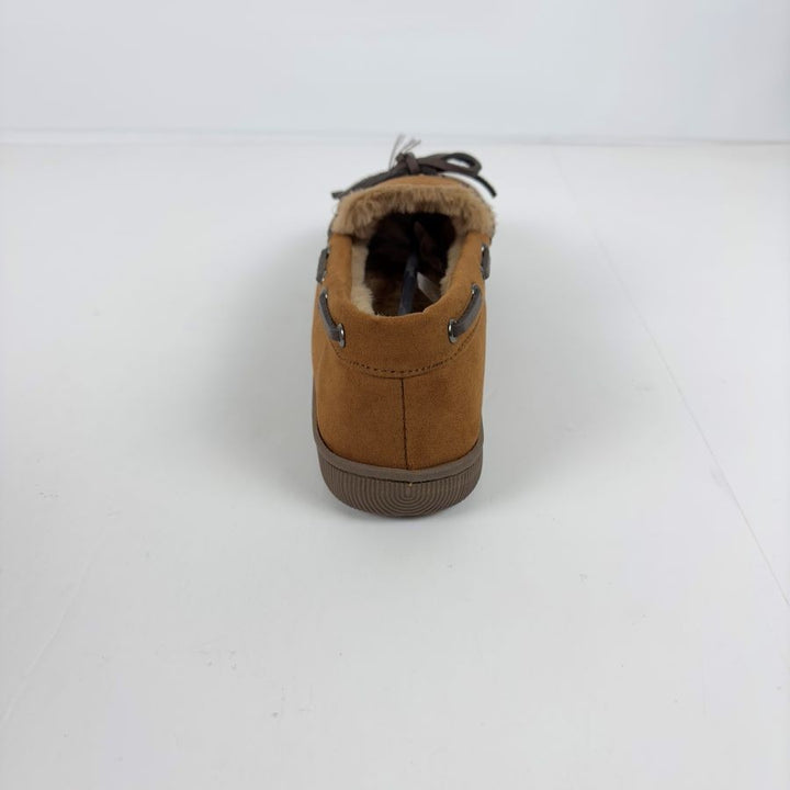 Translation missing: en.Club Room Men's Moccasin Slippers in Tan-Small 6-7