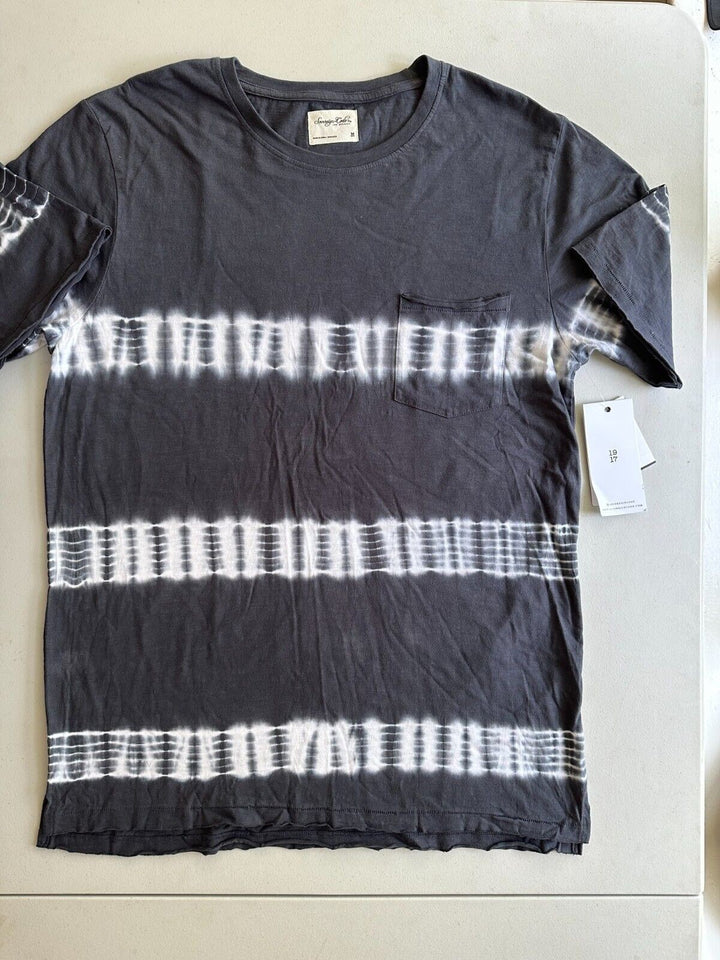 Translation missing: en.Sovereign Code Men's Palmetto Tie Dyed Cotton Pocket Tee in Charcoal-Medium