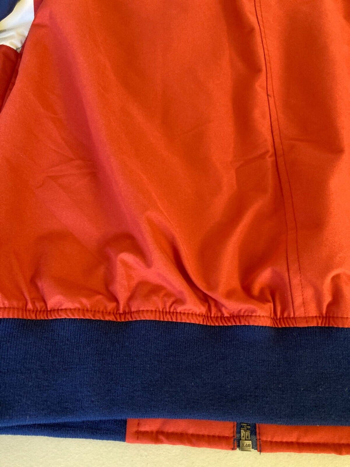 Translation missing: en.Club Room Men's Regular-Fit Color Block Bomber Jacket Red/White/Blue-Medium