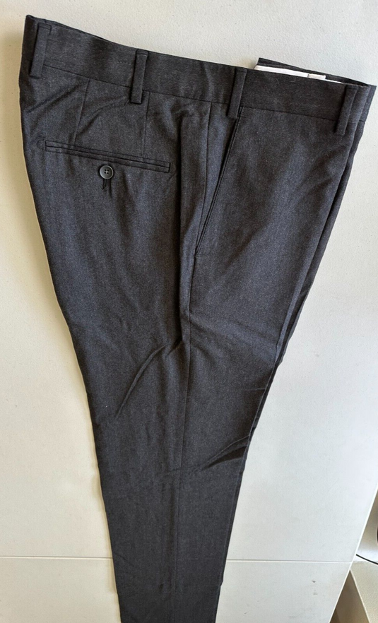 Translation missing: en.The Men's StoreDesigner Brand Wool Stretch Flannel Trousers in Char-40R Unhemmed