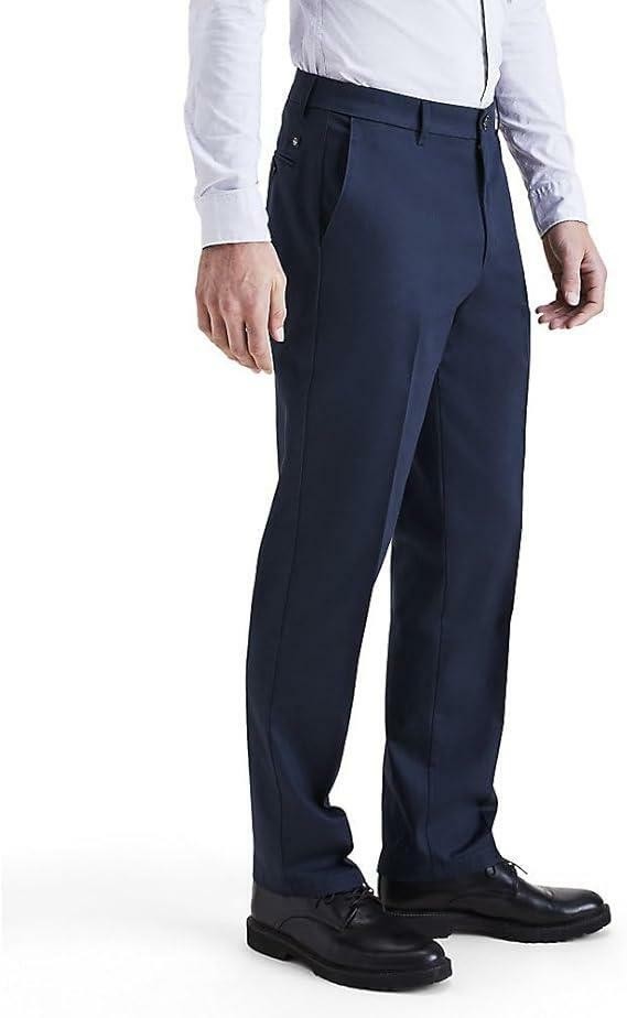 Translation missing: en.Dockers Big &amp; Tall Signature Khaki Pants Navy 50x32 Classic Fit Stain Defender