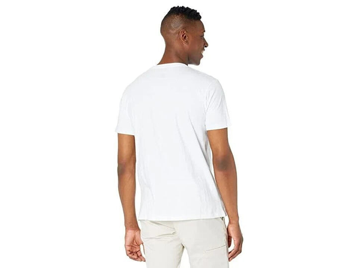 Translation missing: en.Caterpillar Men's All Cotton Connect Triangle Tee in White-XL
