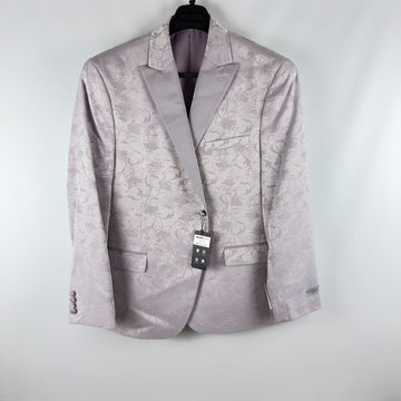 Translation missing: en.Alfani Evening Jacket Men's 36R Pink Slim-Fit Floral Peak Lapels Dinner Jacket
