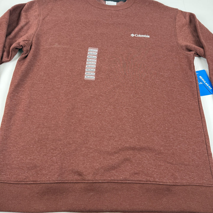 Translation missing: en.Columbia Men's Hart Mountain II Crew Neck Sweatshirt - Spice Heather-Size Medium
