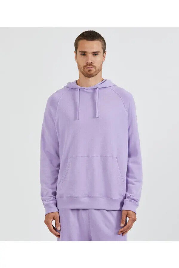 Translation missing: en.ATM Anthony Thomas Melillo Men's French Terry Hoodie in Lilac Purple-Size Small