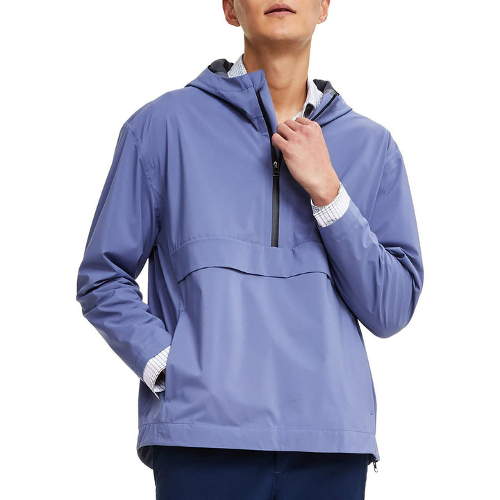 Translation missing: en.Alfani Men's AlfaTech Popover Anorak Lightweight Jacket Camminare Noir-Small