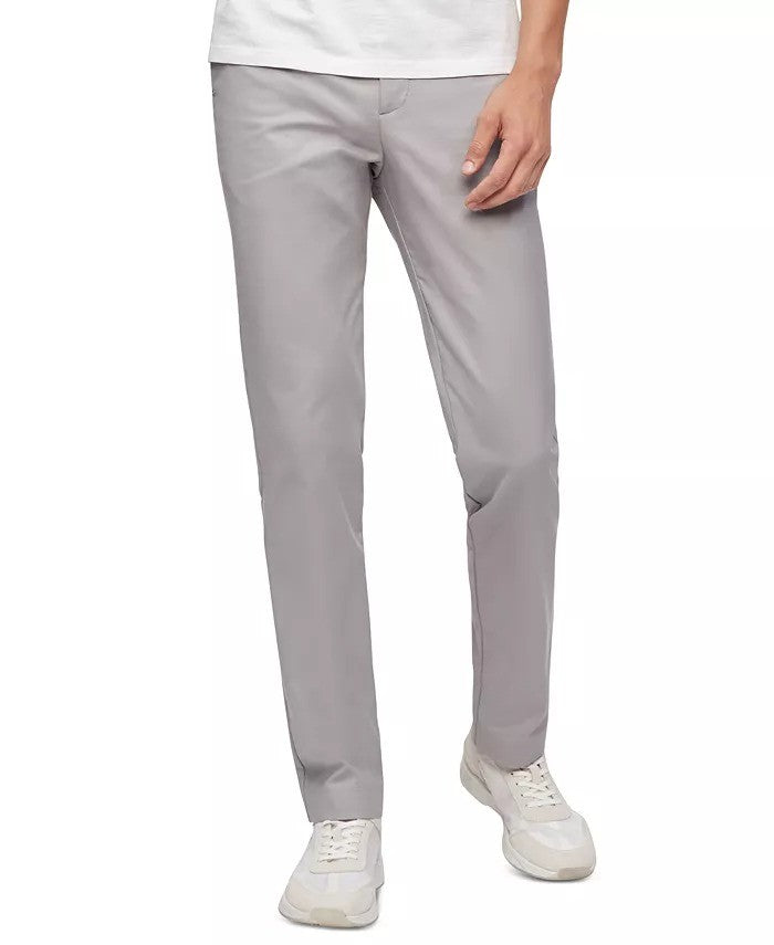 Translation missing: en.Calvin Klein Men's Slim-Fit Modern Stretch Chino Pants in Alloy Grey-30x30