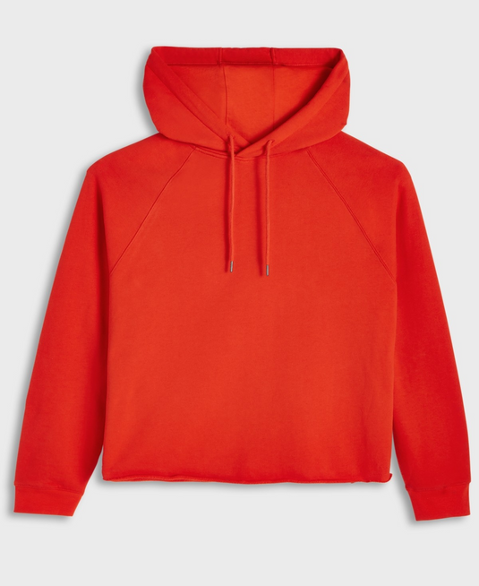 Translation missing: en.Mode of One Men's All Cotton French Terry Hoodie Fiery Red-Small
