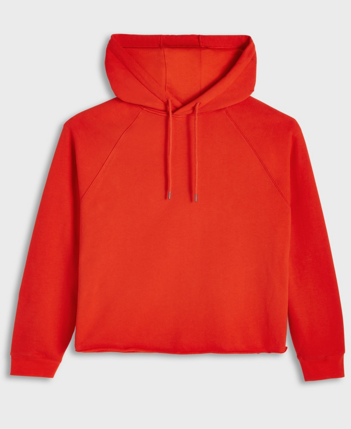 Translation missing: en.Mode of One Men's All Cotton French Terry Hoodie Fiery Red-Small