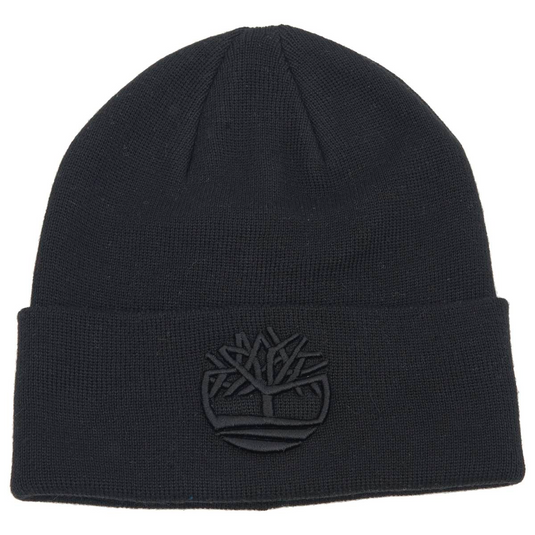 Translation missing: en.Timberland Men's Tonal 3D Embroidery Beanie - Black-One Size