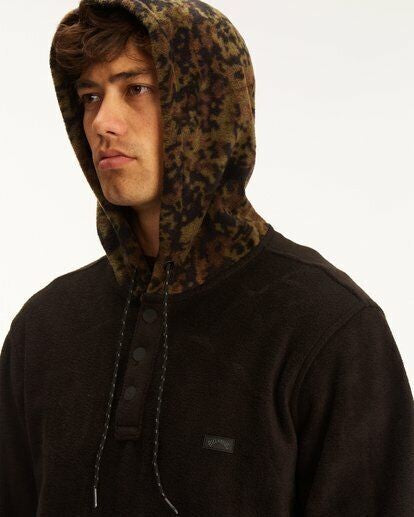 Translation missing: en.Billabong Men's A/DIV Furnace Anorak Sweatshirt in Black-Size Medium