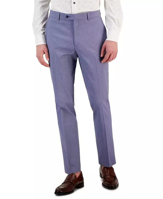 Translation missing: en.Tommy Hilfiger Dress Pants Men's 42x32 Blue Modern-Fit Th Flex Stretch Chambray