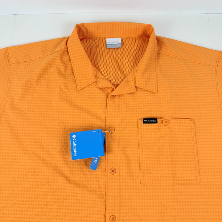 Translation missing: en.Columbia Men's Utilizer Short Sleeve Camp Shirt - Koi Orange-2XL