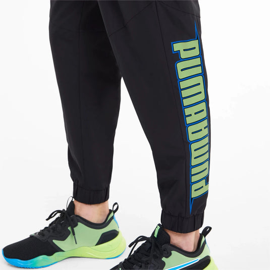 Translation missing: en.Puma Men's Train First Mile Xtreme Woven Training Pants in Black-Large