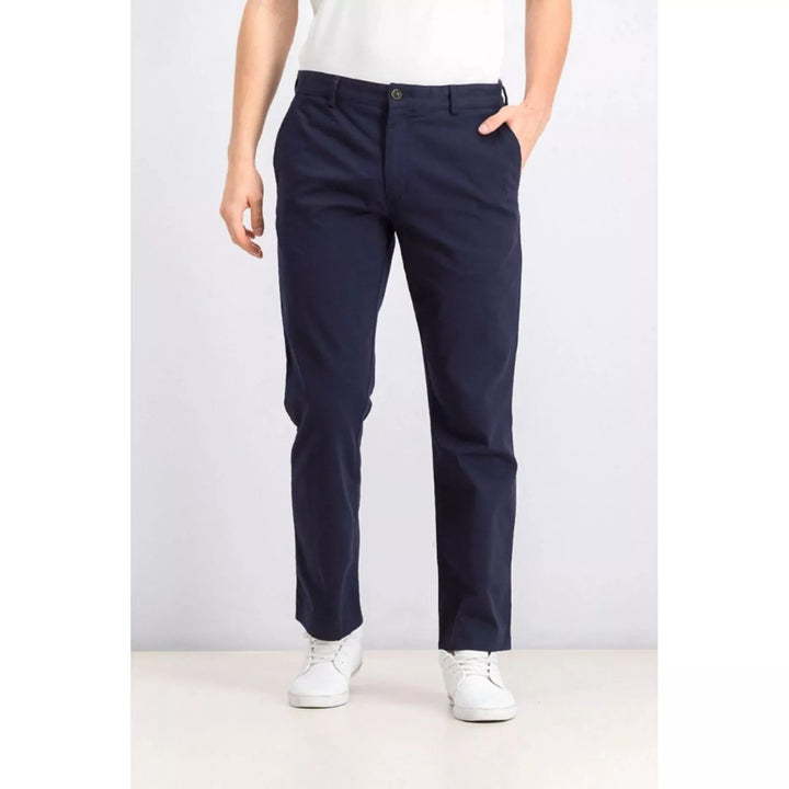 Translation missing: en.Tasso Elba Pants Mens 36x32 Navy Luca Chinos Cotton Stretch Flat Front