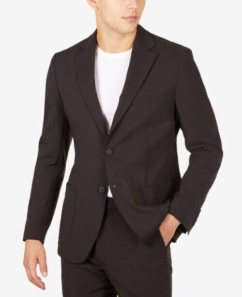 Translation missing: en.Michael Kors Kuffs MKtech Men's Solid Modern-Fit Suit Jacket Only Black-46L