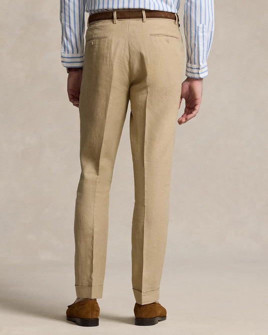 Translation missing: en.Polo Ralph Lauren Dress Pants Men's 38x30 Coastal Beige Linen Trousers