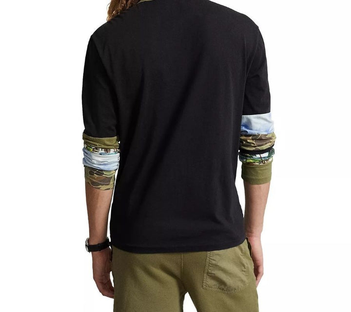 Translation missing: en.Polo Ralph Lauren Men's Classic-Fit Logo Jersey T-Shirt Polo Black Multi-Large