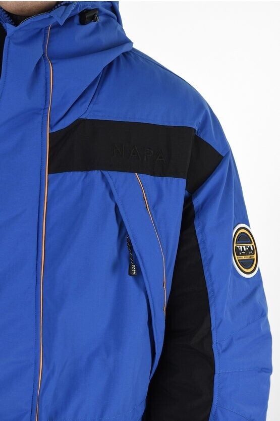 Translation missing: en.Napapijri Mens Epoch Cold Weather Short Coat in Princess Blue-Size Medium