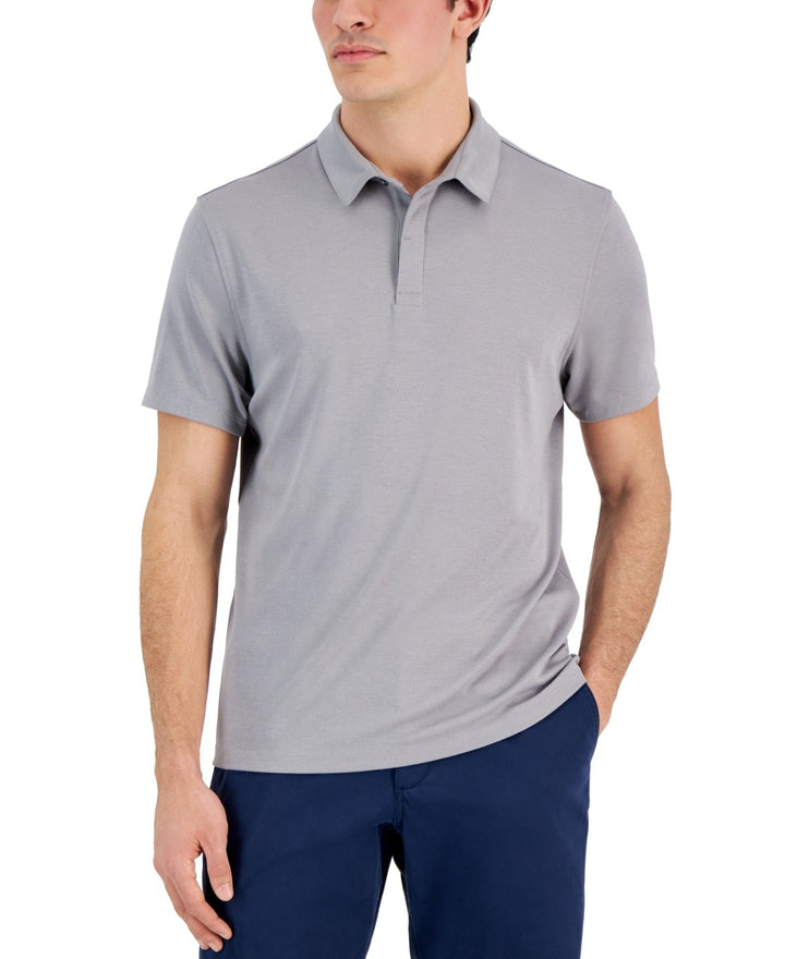 Translation missing: en.Alfani Polo Shirt Men's 2XL Storm Grey AlfaTech Stretch Solid Stretch
