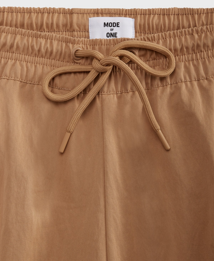 Translation missing: en.Mode of One Mens Pull-On Cargo Jogger Size 2XL Tannin Cotton Nylon Elastic Waist