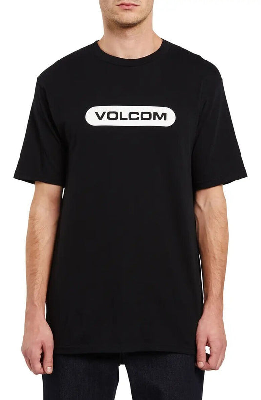 Translation missing: en.Volcom Men's New Euro Short Sleeve T-shirt in Black-Size Small