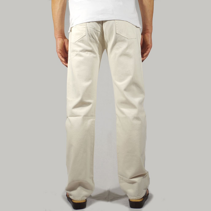 Translation missing: en.Levi's Men's 501 Original Rent Free Lightweight Jeans Off White Cotton-38x30