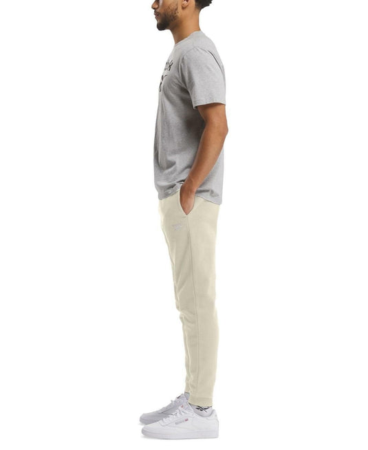 Translation missing: en.Reebok Identity Joggers Vintage Chalk Size Large Men's Soft Fleece Elastic Cuffs