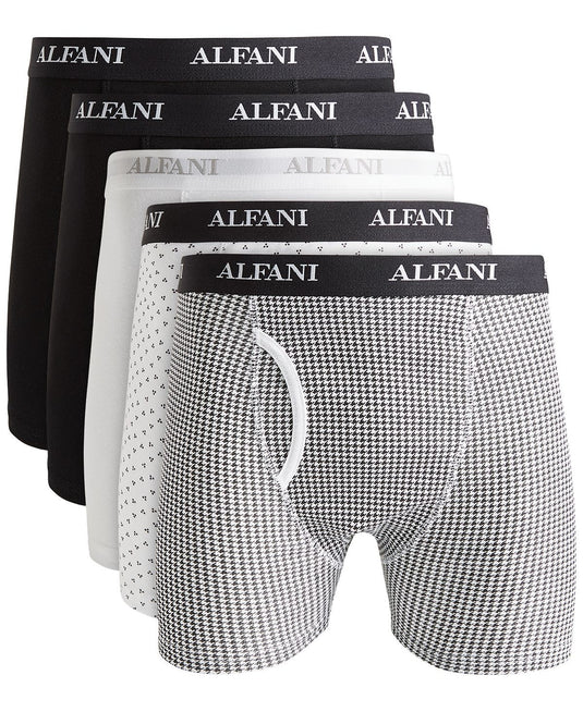 Translation missing: en.Alfani Men's 5-Pk. Boxer Briefs,Moisture Wicking, Tagless Design Assorted-Small