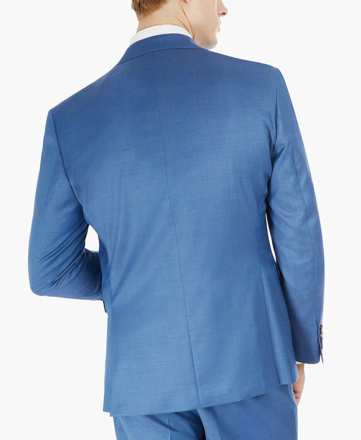Translation missing: en.Tayion Collection Agordy Men's Blue Classic-Fit Wool Suit Separate Jacket-38R