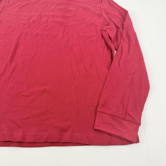 Translation missing: en.Club Room Men's Waffle Long-Sleeve T-Shirt &amp; Pajama Pant Set Jester Red-Medium